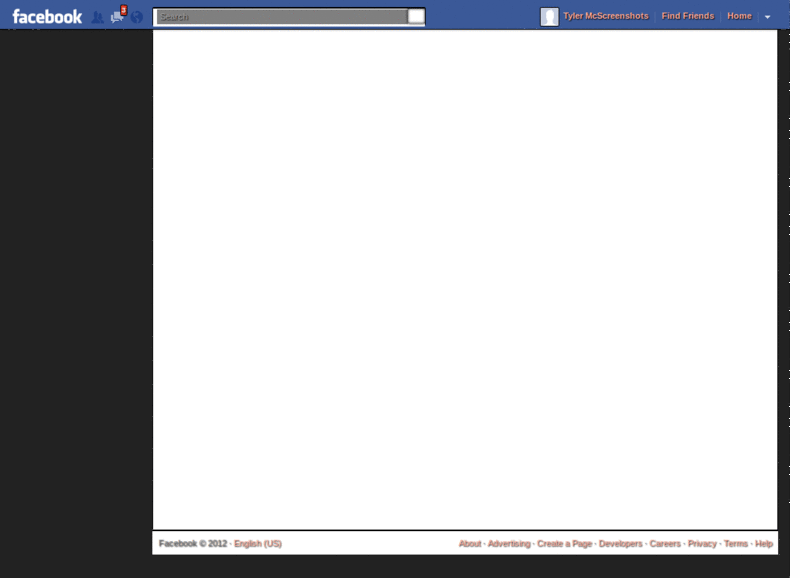 Facebook Theme - Blue Water