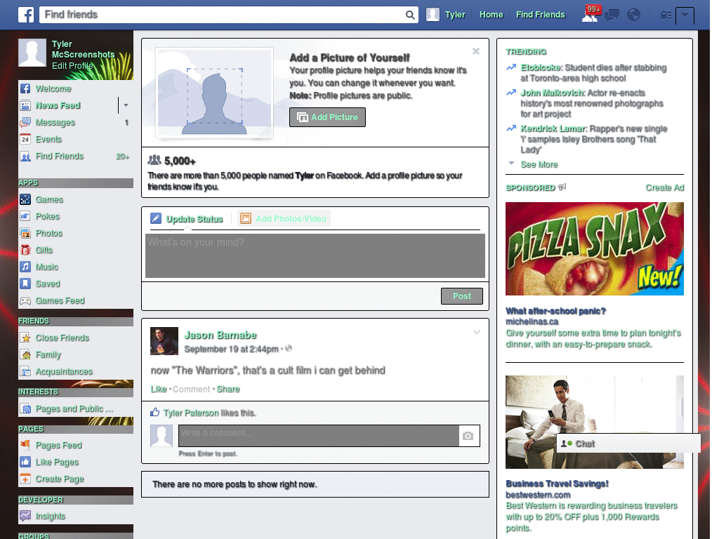 Facebook Theme - Happy New Year