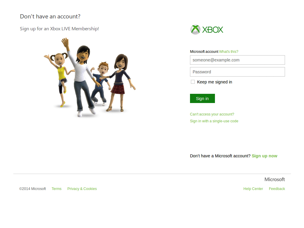 Xbox.com - Correct "Friends List" layout