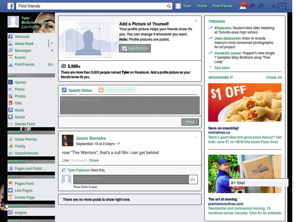 Facebook Theme - Timbaland