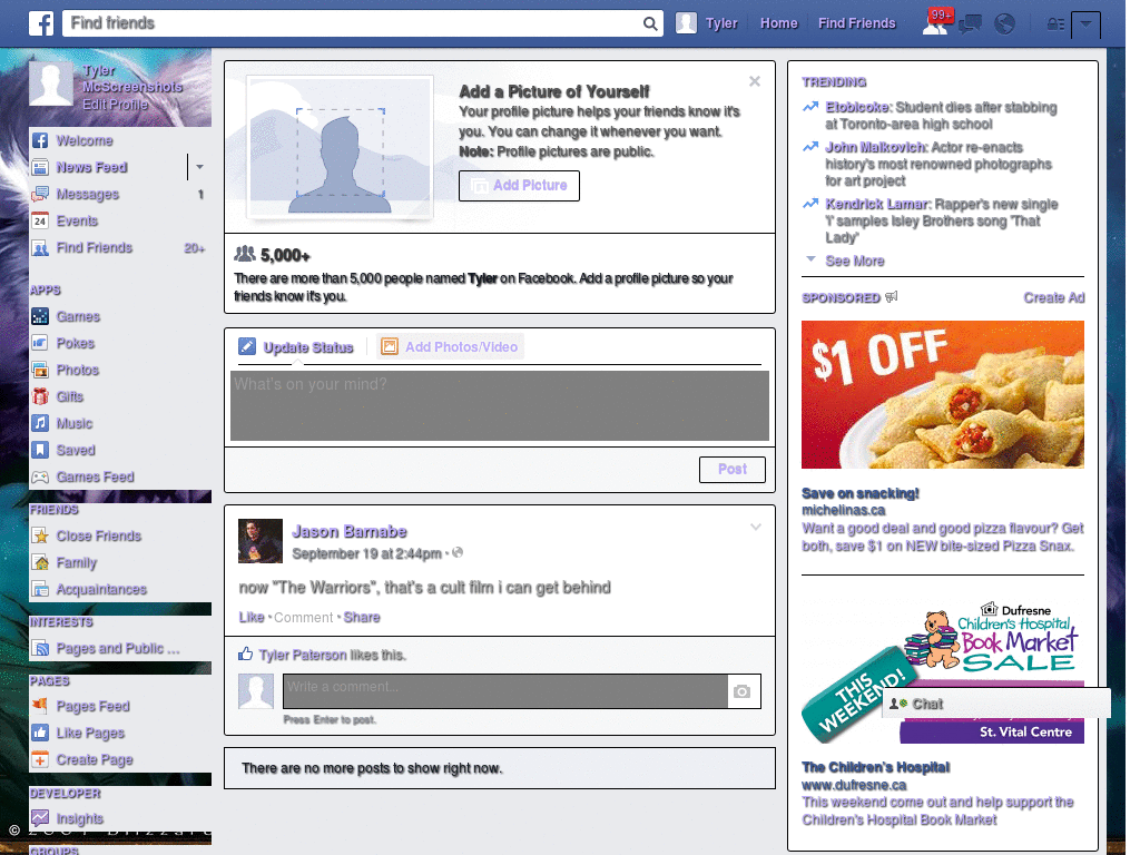 Facebook Theme - World of Warcraft Nightelf