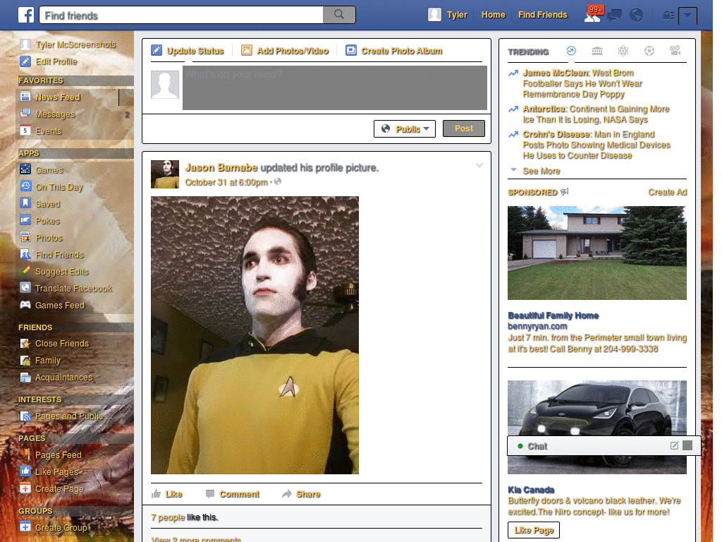 Facebook Theme - Angel