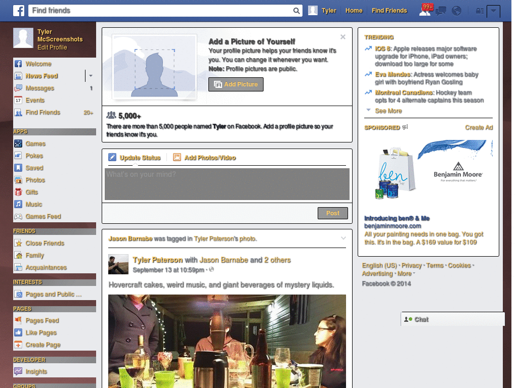 Facebook Theme - F.B.I Terminal