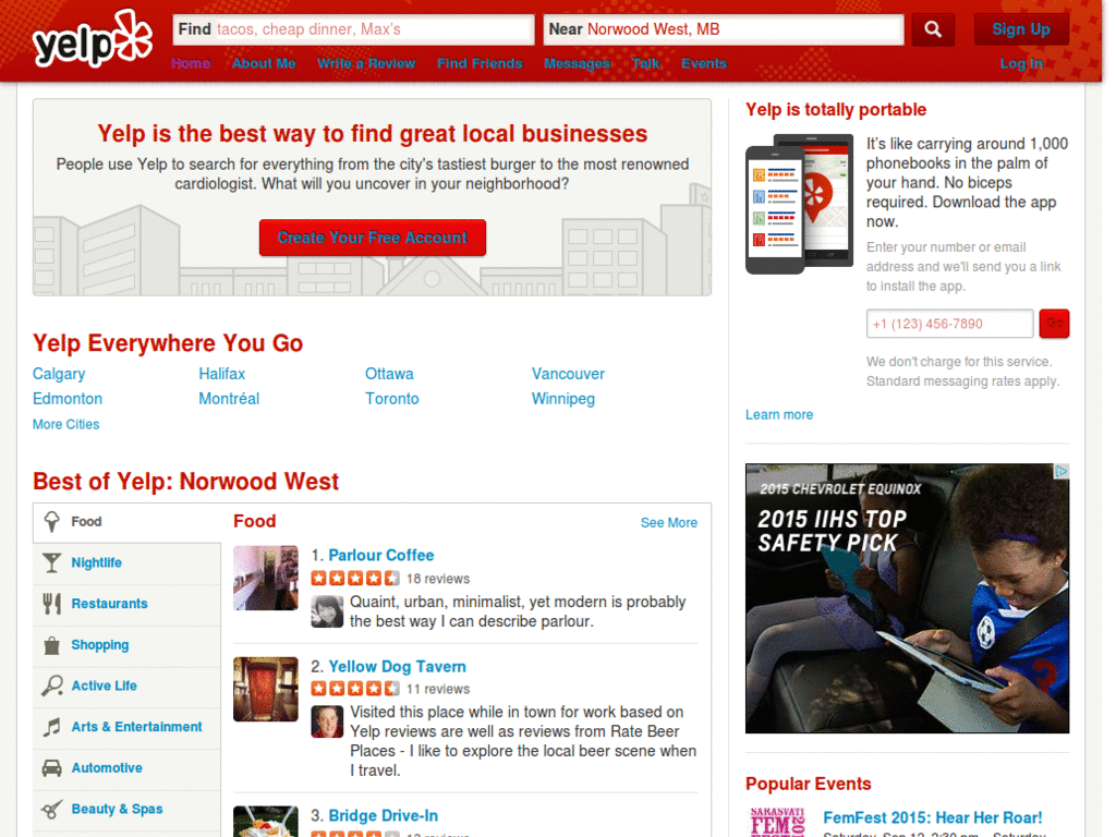 Yelp Bizzaro