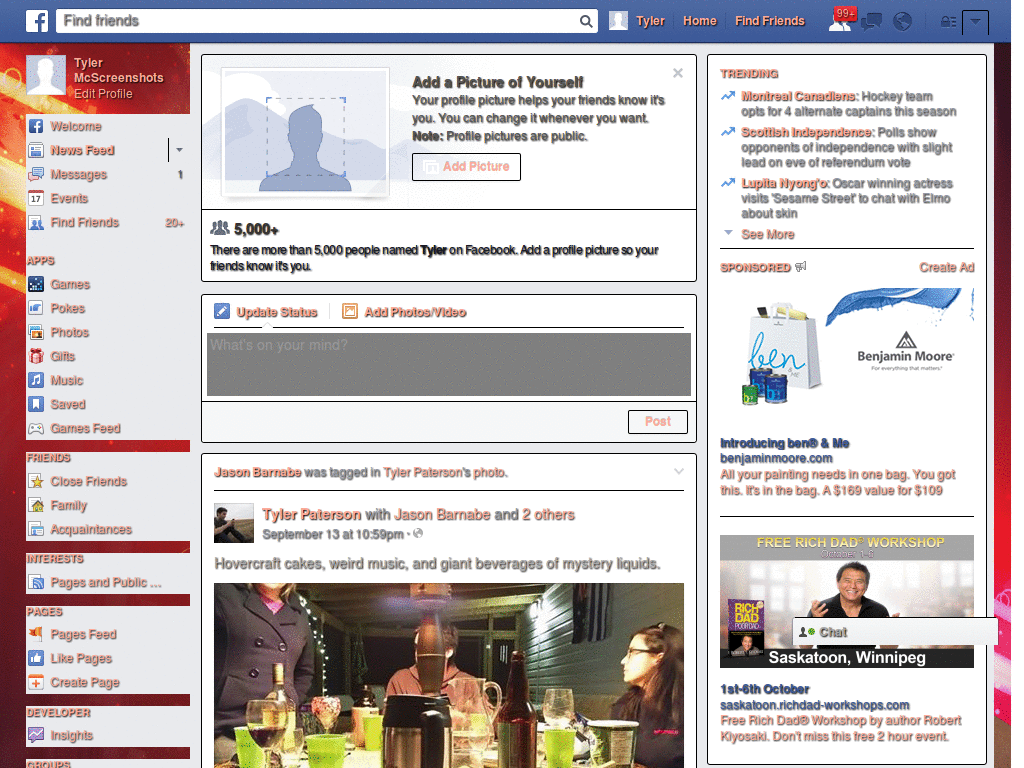 Facebook Theme - HTC Touch Diamond