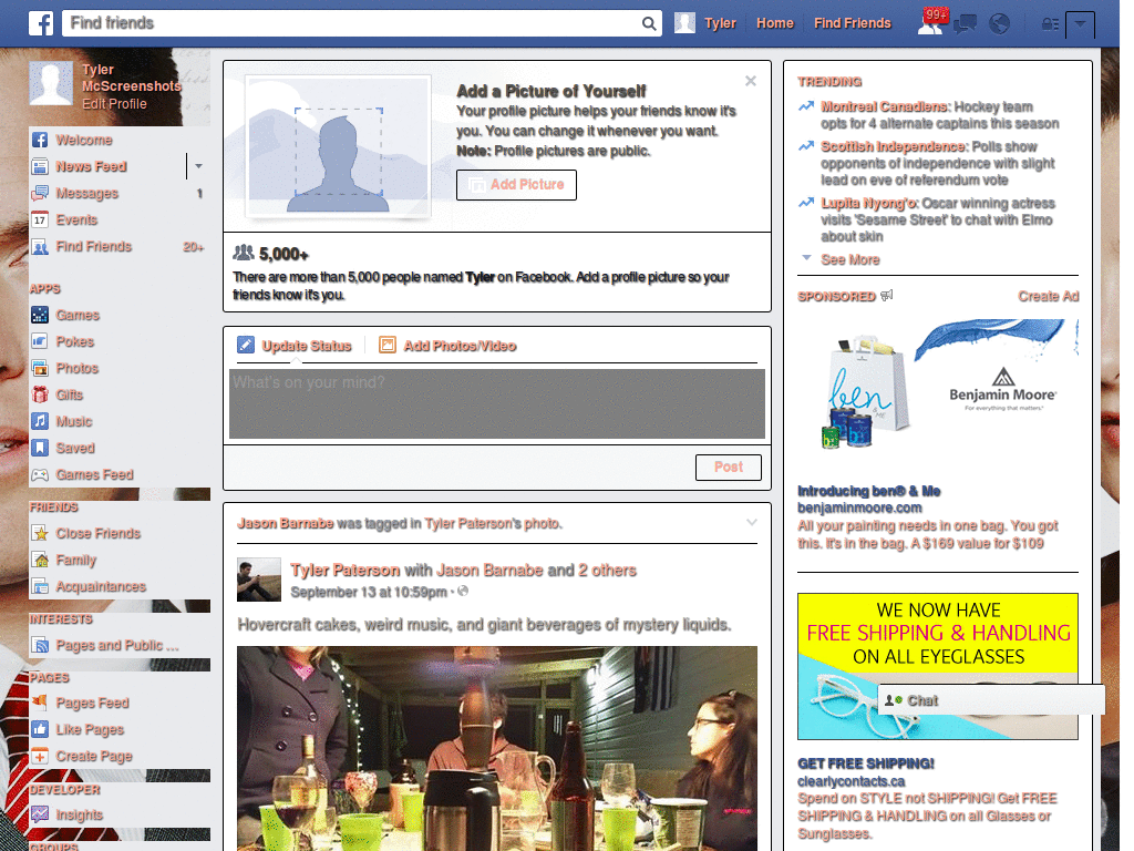 Facebook Theme - Navy CIS