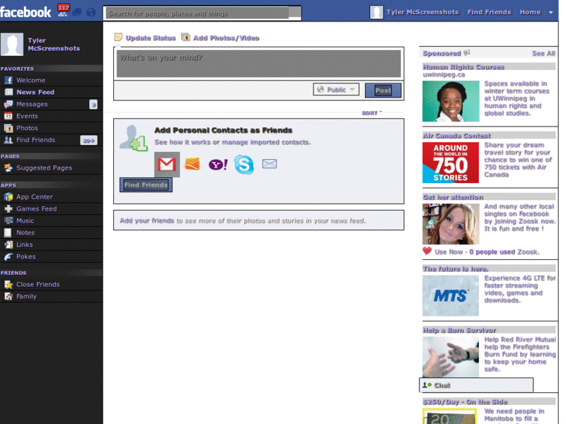 Facebook Theme - Feel The Love