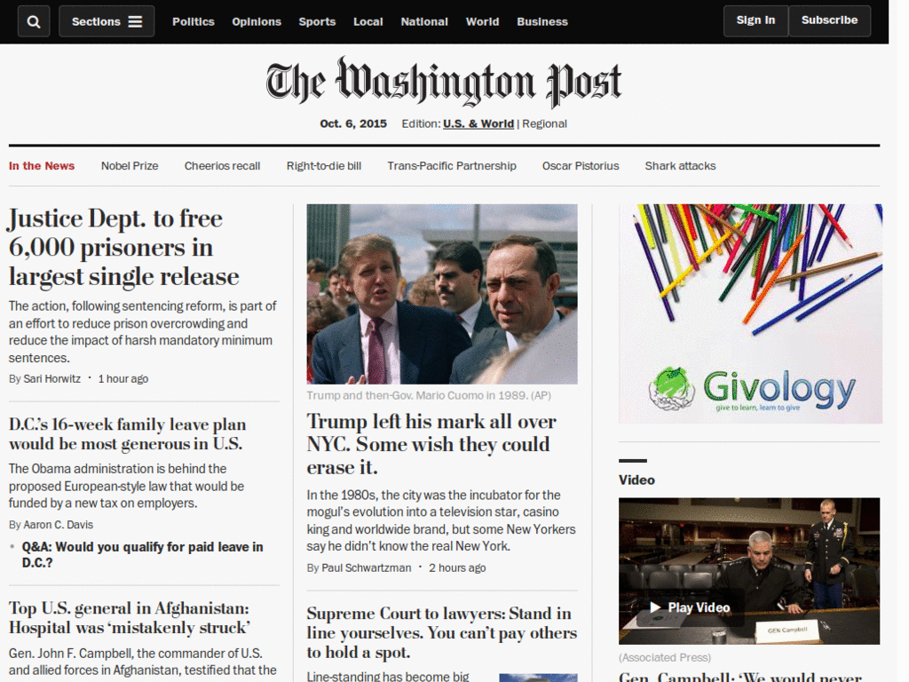 Washingtonpost.com - article font change