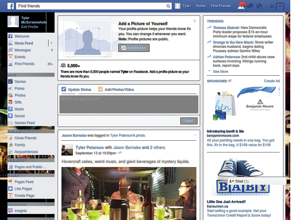 style for facebook of Manson by deiby Manson