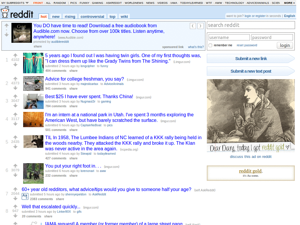 Reddit commenting guide lines edited