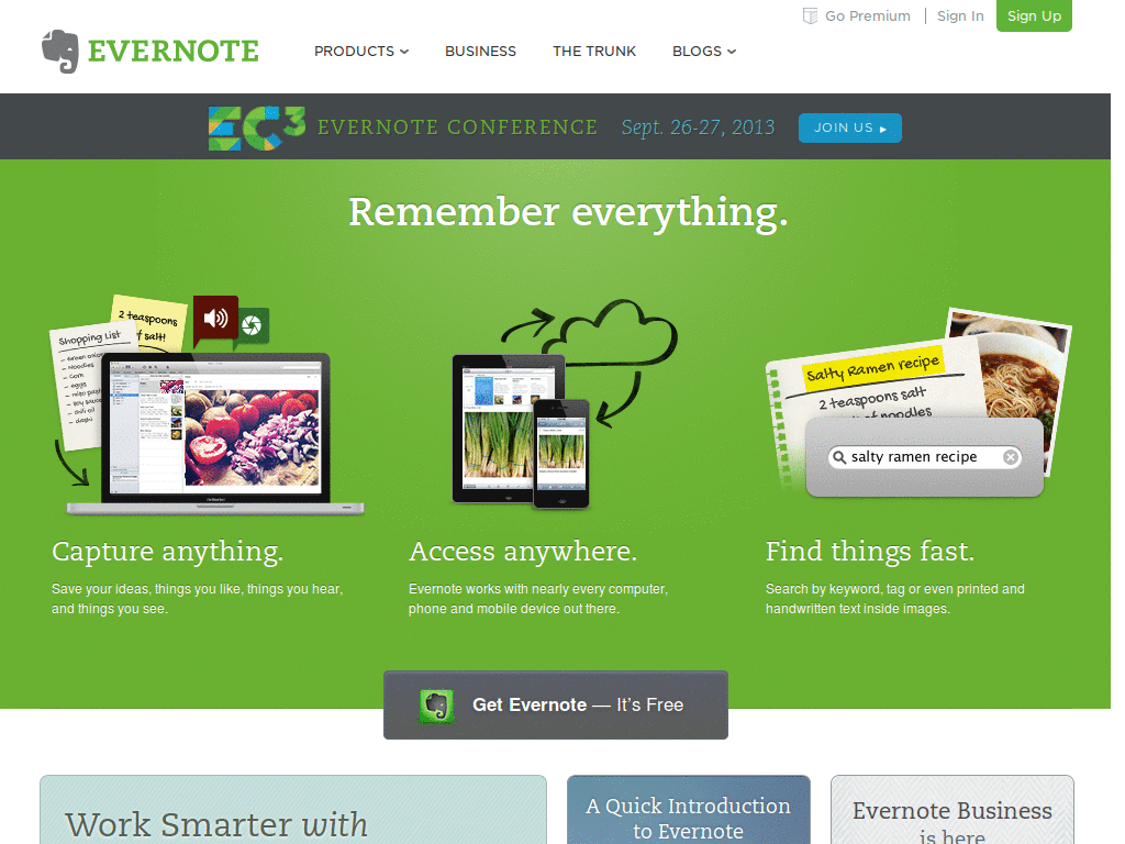 Evernote Web Full Screen