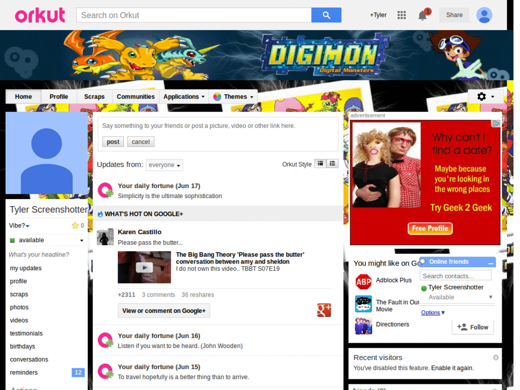 Orkut - Digimon 2 ( by Templah.com )