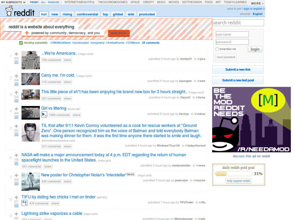 Reddit - Complete makeover