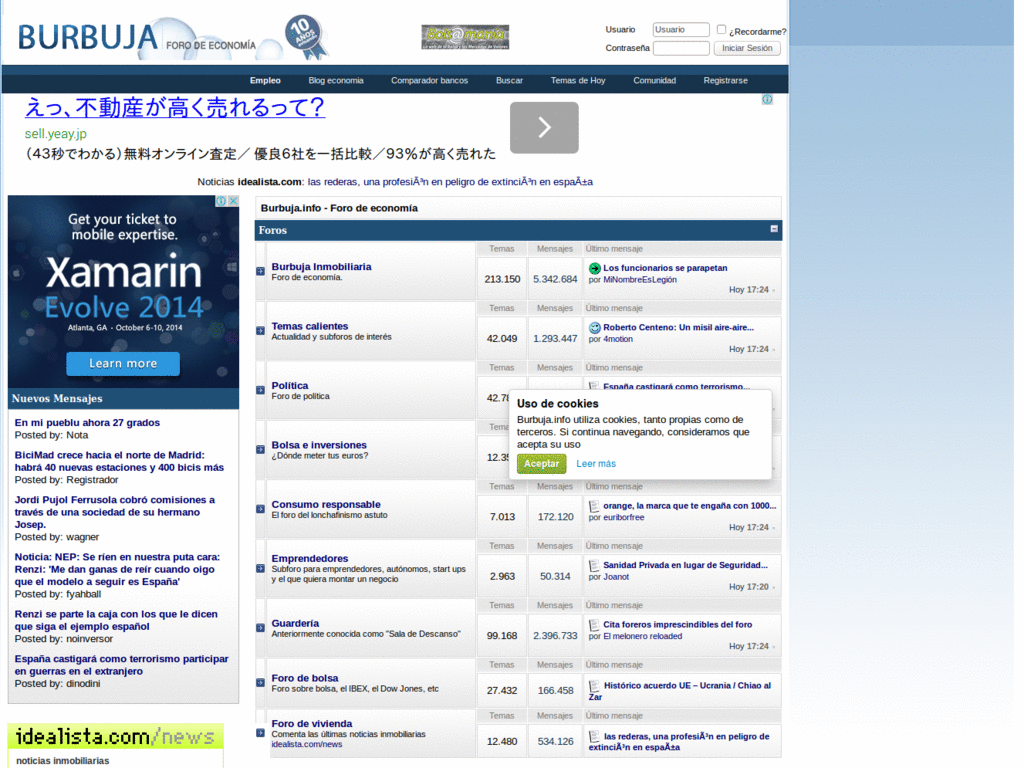 burbuja info antithanks antigroans