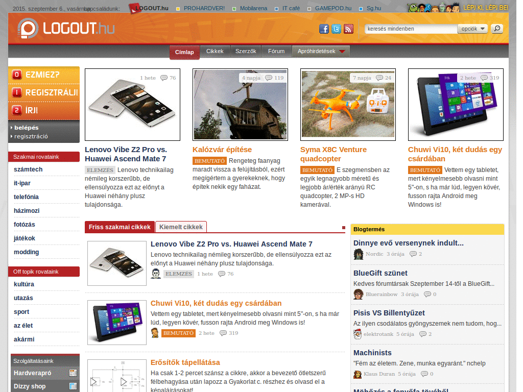 Prohardver.Mobilarena.Logout.ITNews.hu Cleanup