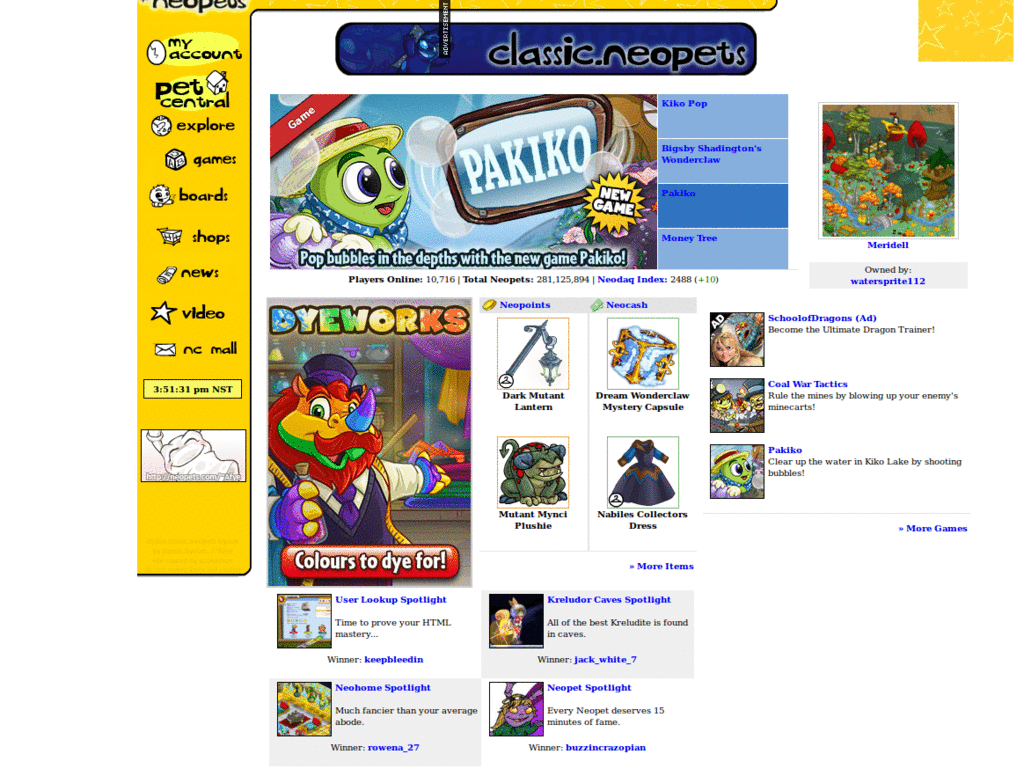 Neopets : Old Themed