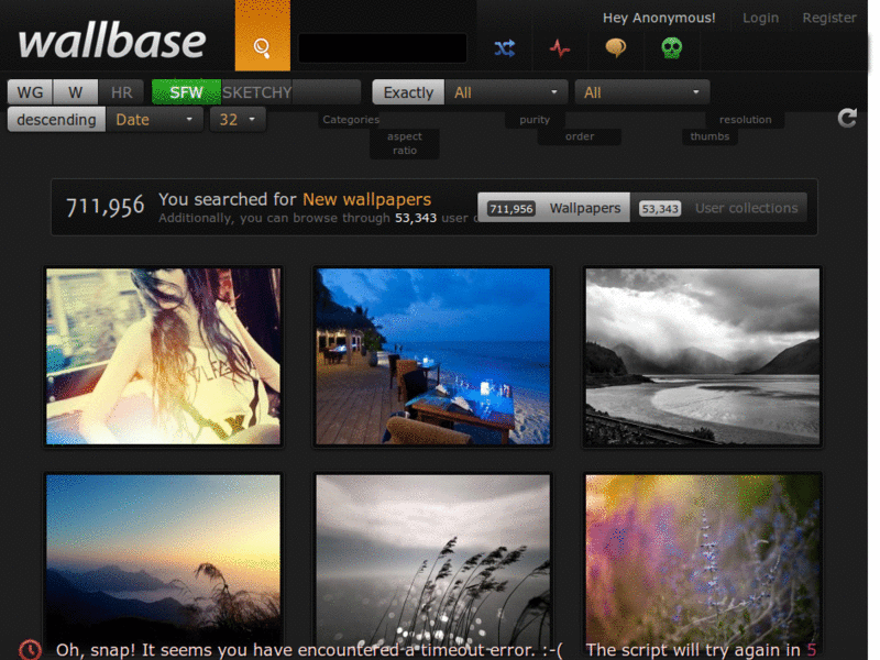 Wallbase.net - Fix buttons for w/ too many results
