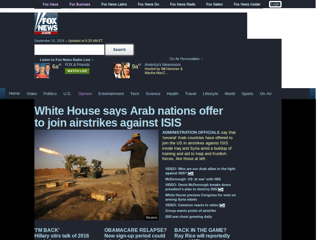 foxnews and cnn - easy on the eyes - byme