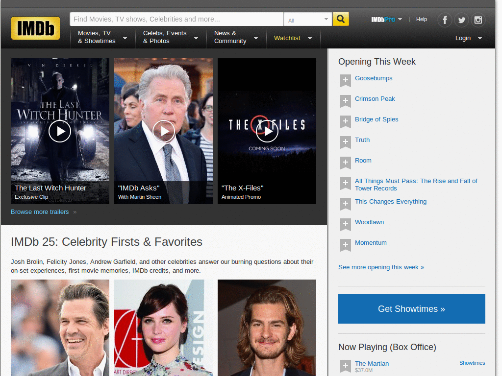 IMDb hide cast