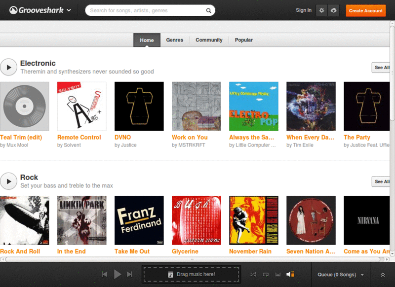 Grooveshark sin publicidad