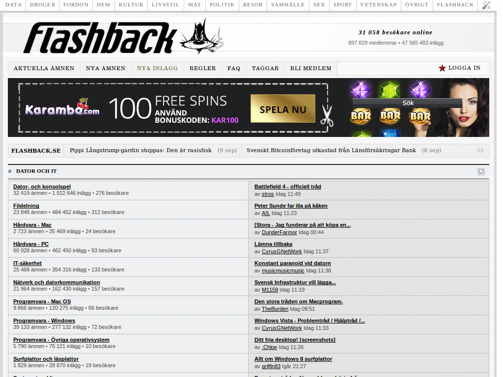 Flashback Red Wine - Bredda + sökruta