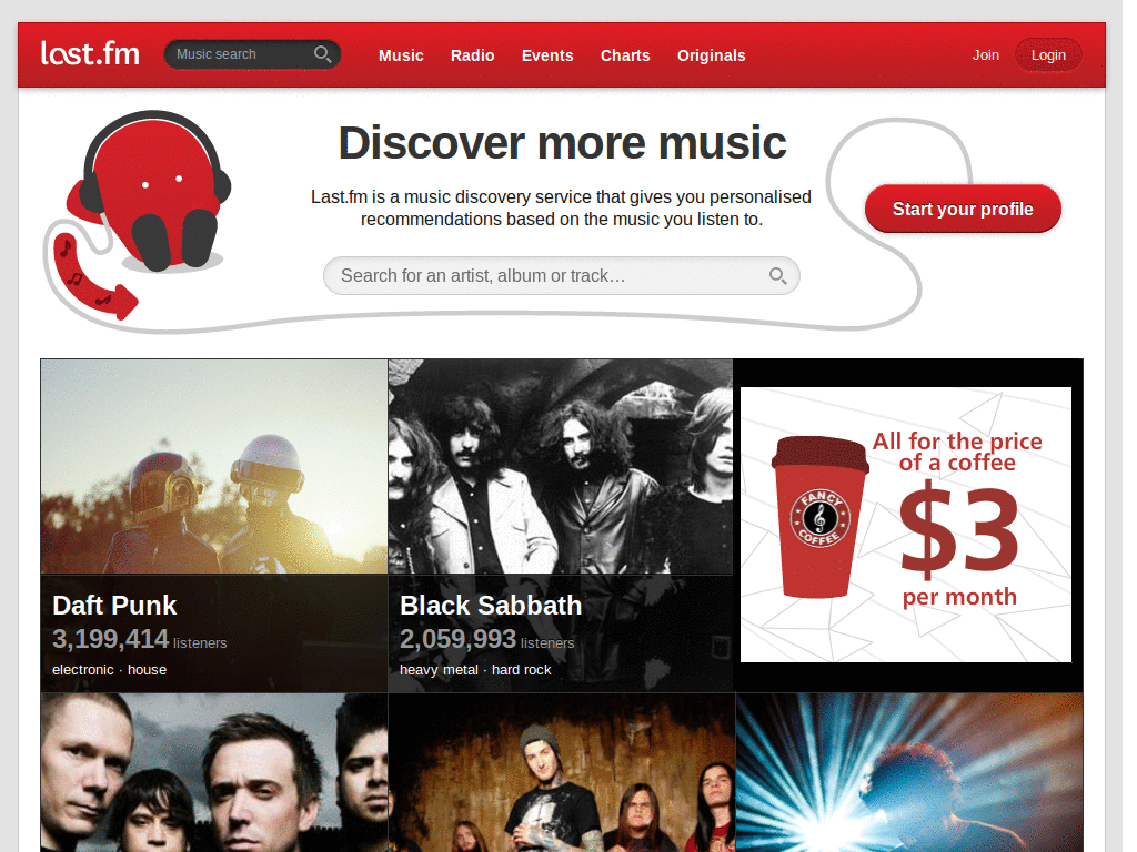 Last.fm - Highlight Friends