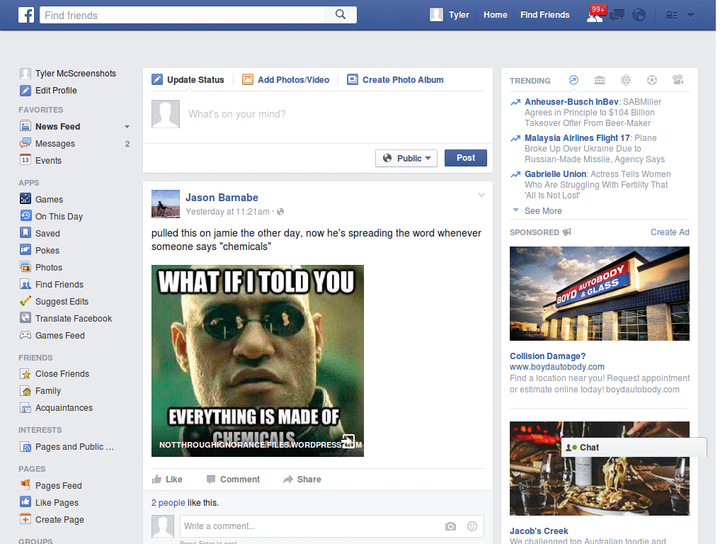 Advanced Facebook  (2010 redesign compatible) v.3a