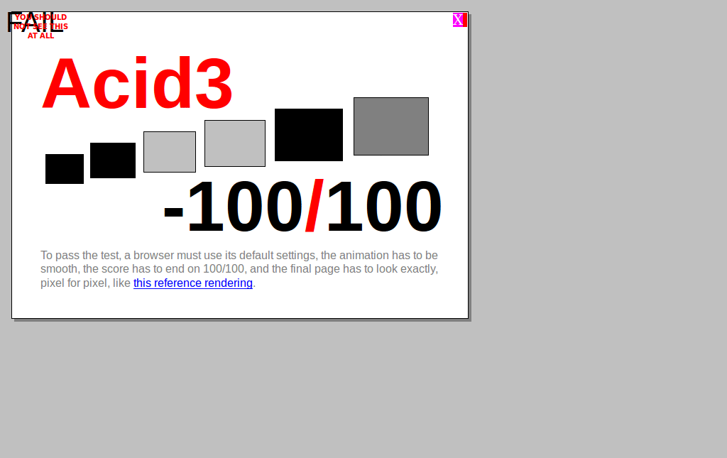 Acid3: Internet Explorer 9 Simulator [old]