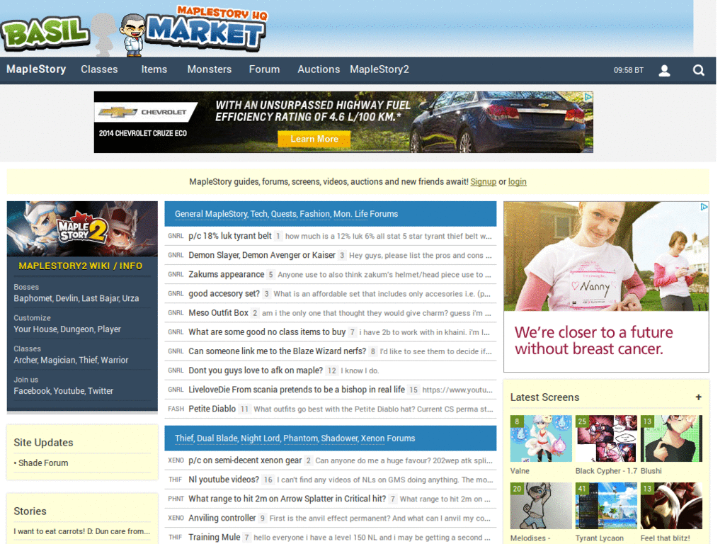 Blue and Summary Block