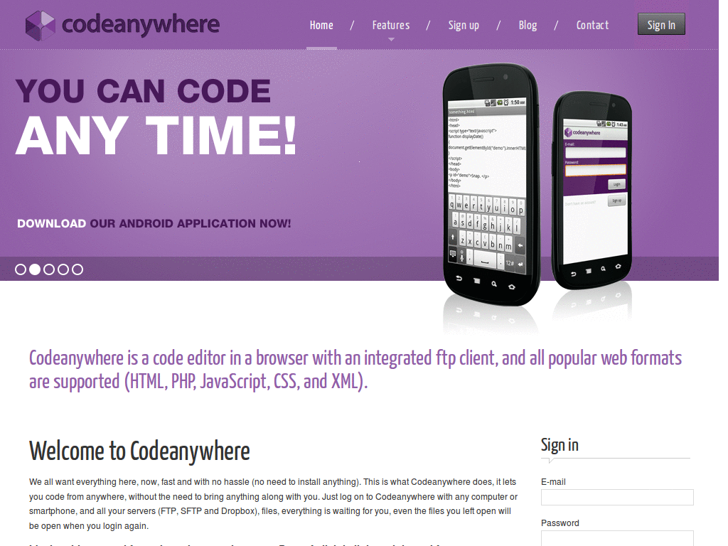 phpanywhere - no ads