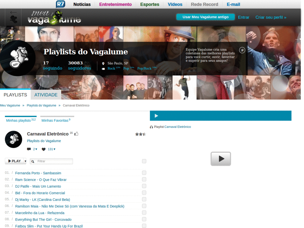 Removert ads vagalume e limpar pagina