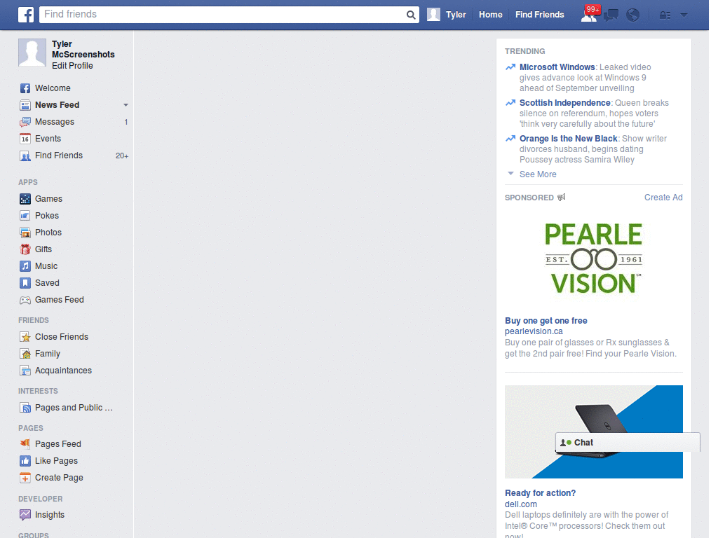 Facebook styler