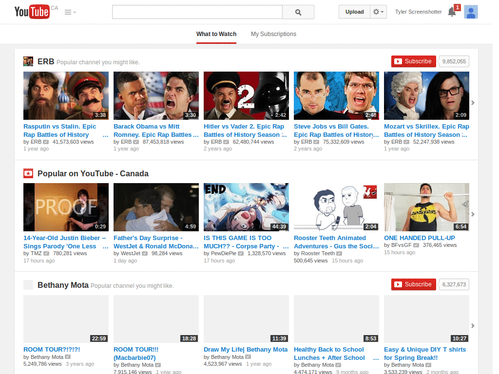 YouTube Clean Slim