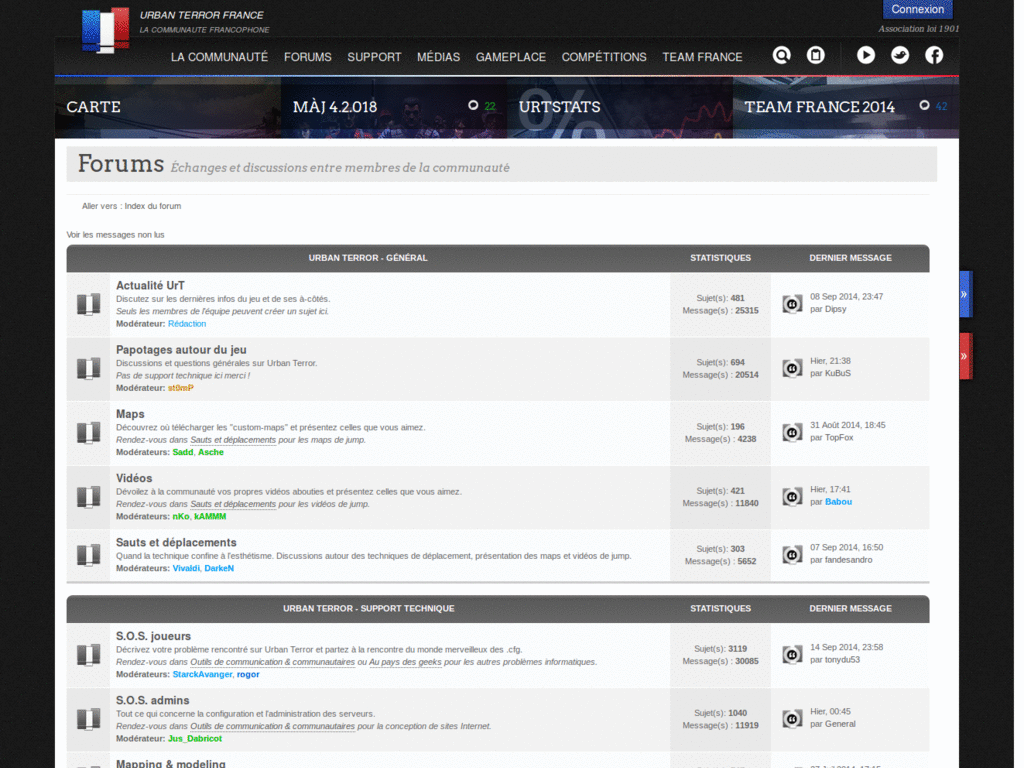 Forums Urban France : supprime les modérateurs
