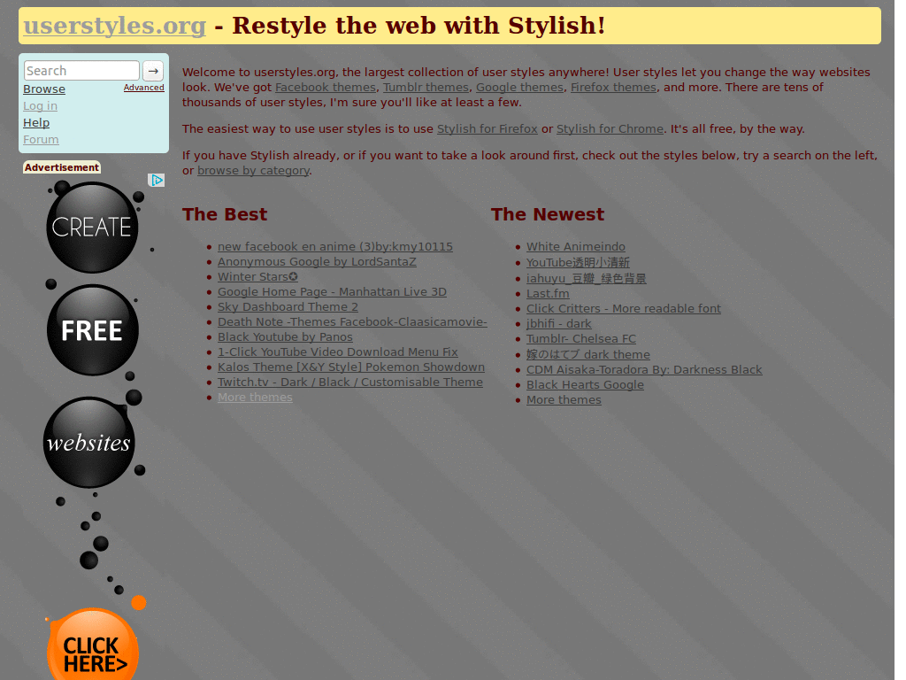 UserStyles.org - Grey