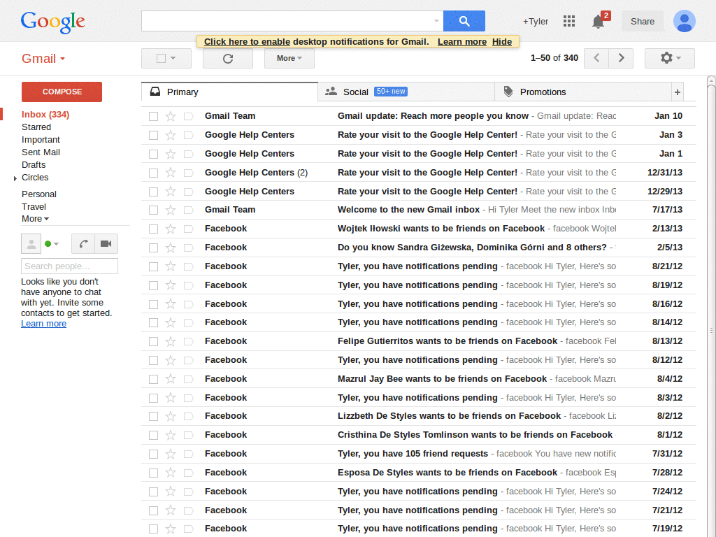 Gmail - Hide Tasks & Contacts