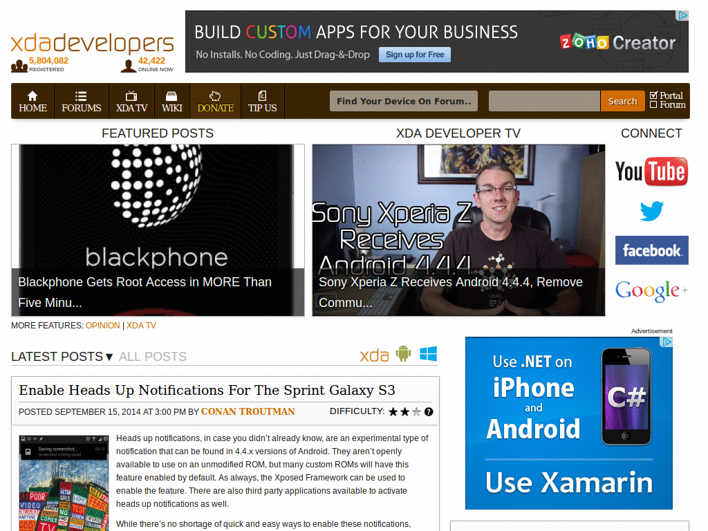 xda-developers google blue buttons