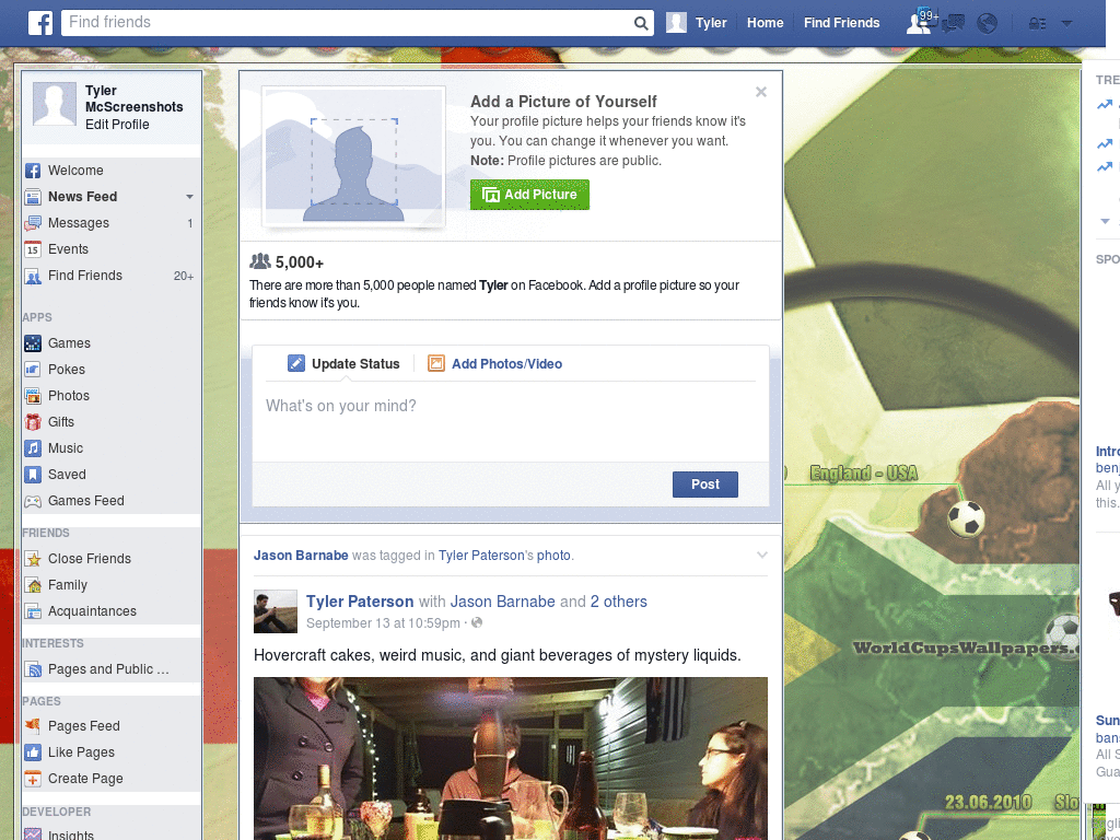 facebookskin.com 3ngland w0rldcup 2010