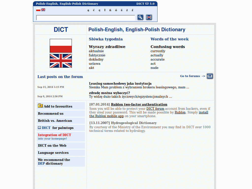 Dict.pl Cleaner