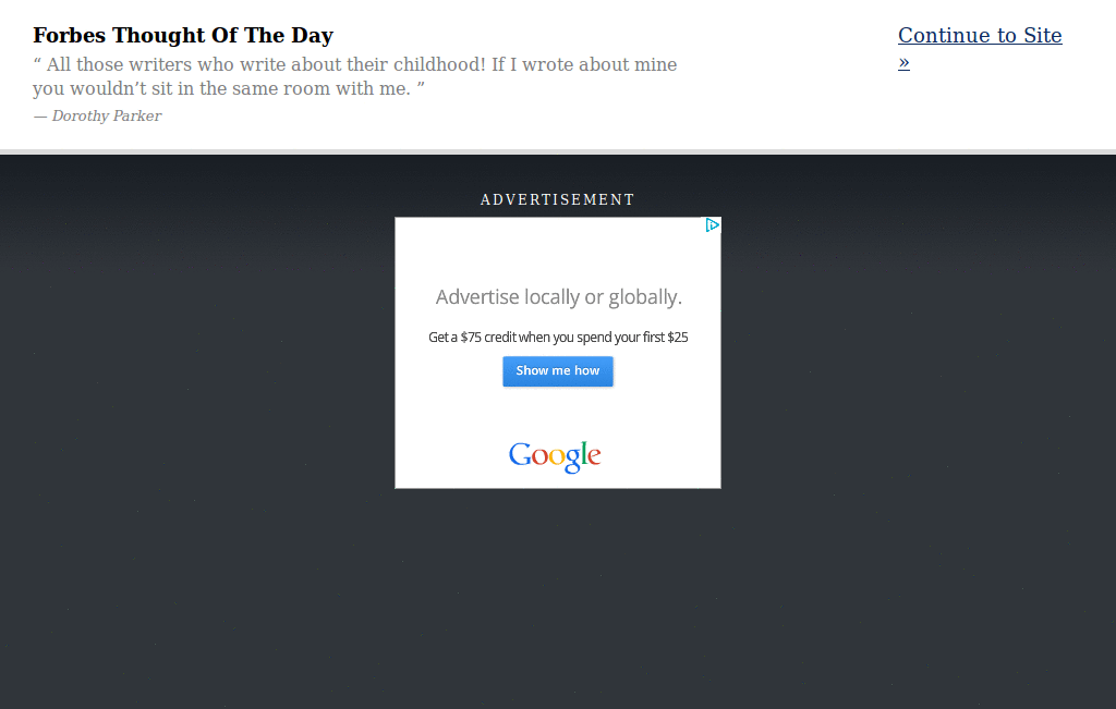 Clean Up Forbes.com (0.10)