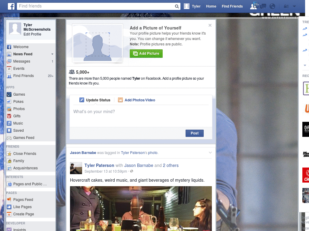 Facebookskin.com GREEN Z0NE