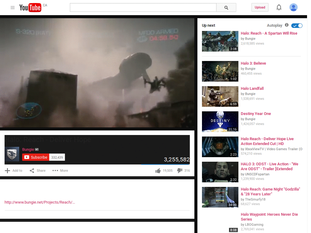 Youtube: Dark and Sensual