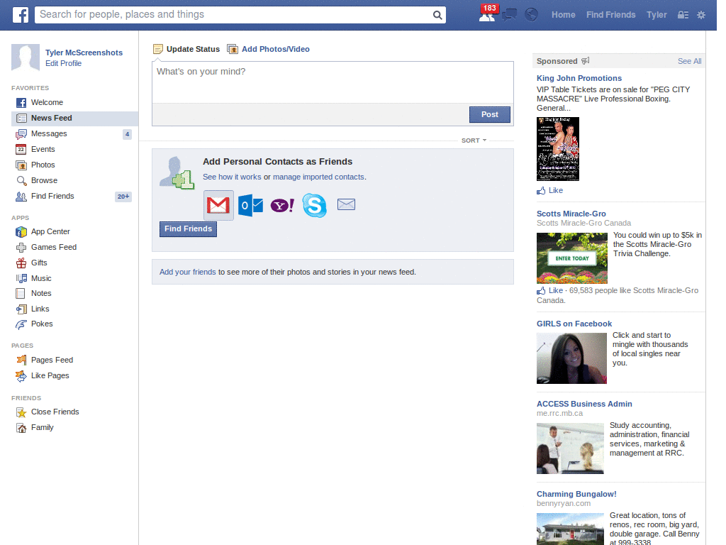 Facebook system beater.