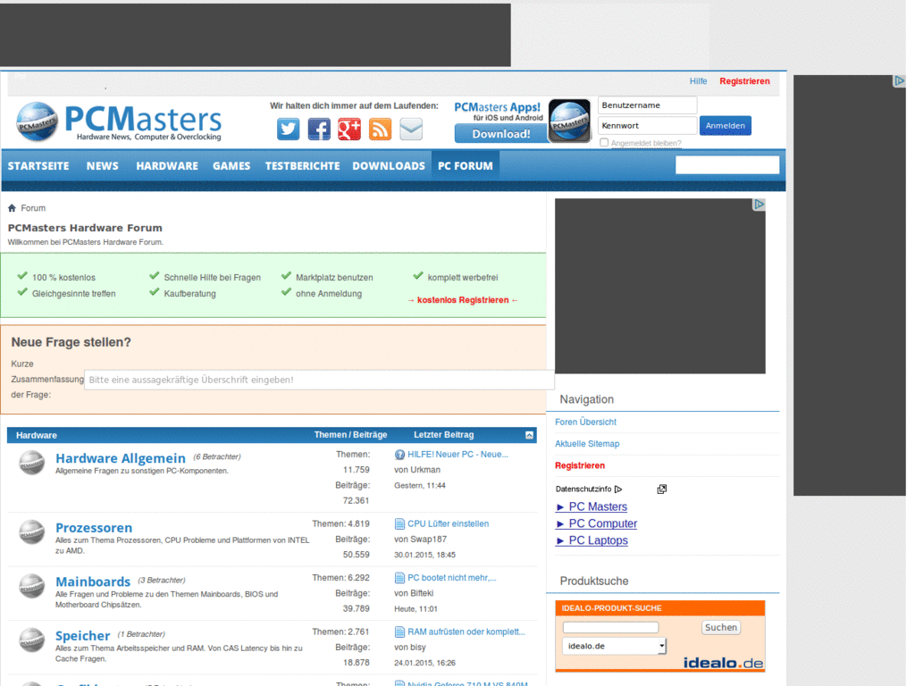 PCMasters.de Forum Netbook