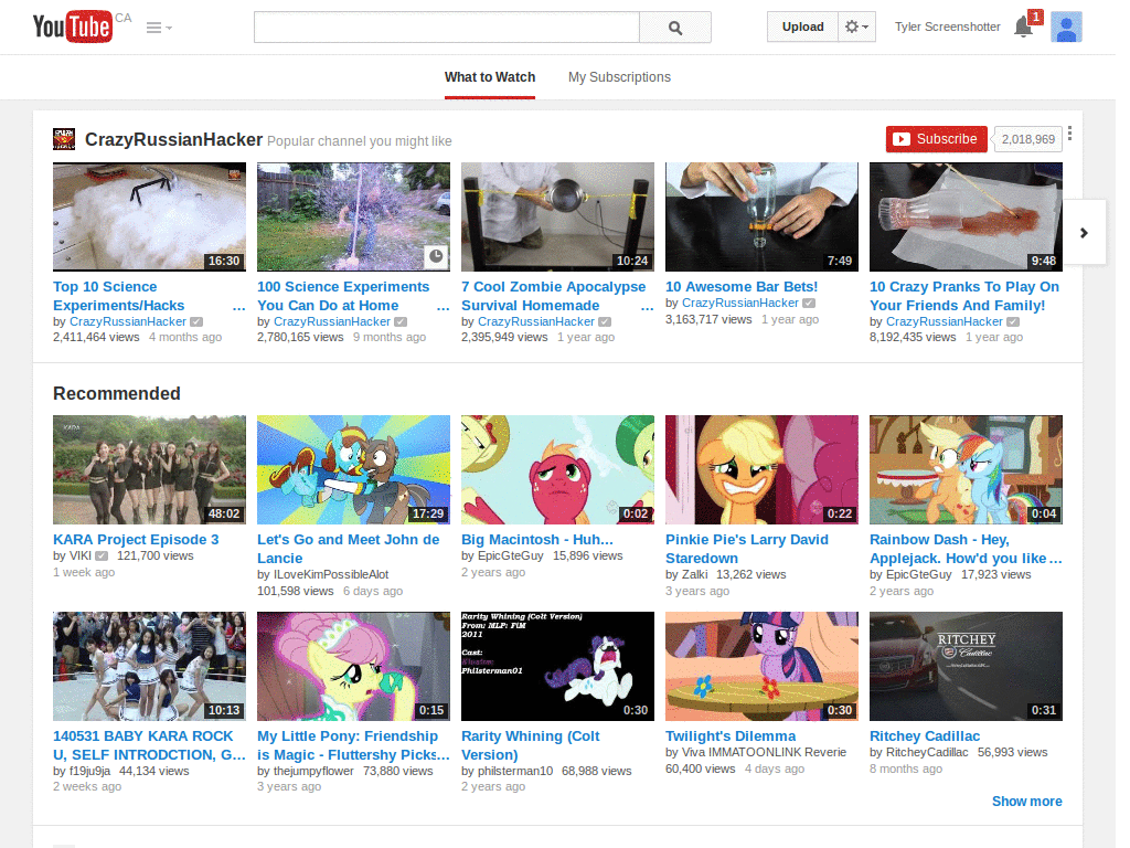 Youtube.com Cleaner