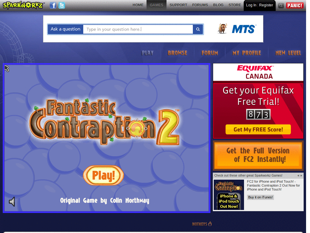 Fantastic Contraption 2: Shorter Header, Rounded