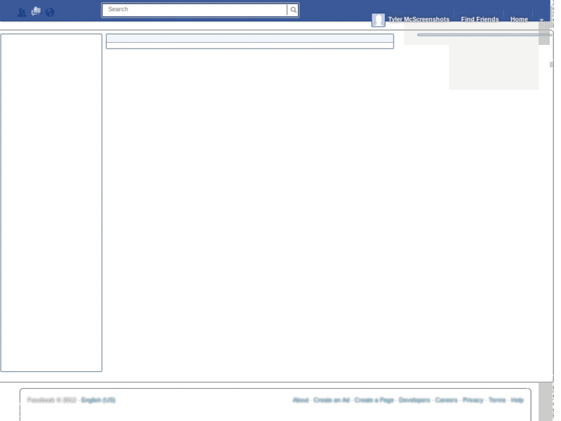 skin black para facebook por KAZAN
