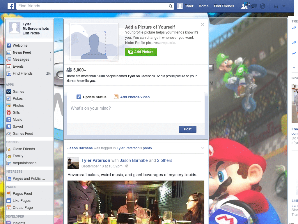 facebook : MARI0 CART www.facebookskin.com