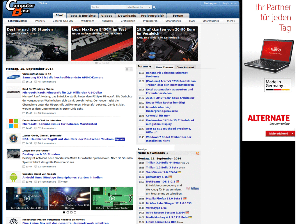 ComputerBase V5 back to V4