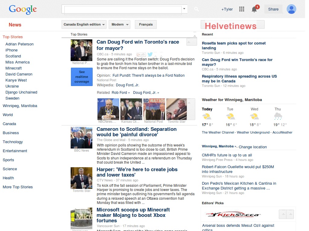 google news - helvetinews blue
